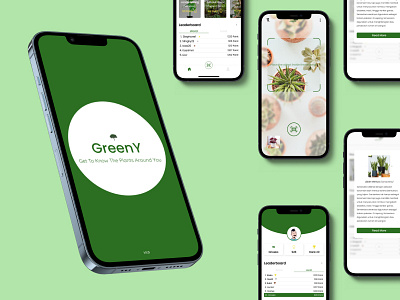 Greeny - Plant Identification App app design mobile app mobileapps uidesigners user interface