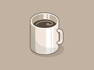 Coffee beige coffee cup flat illustration line mug