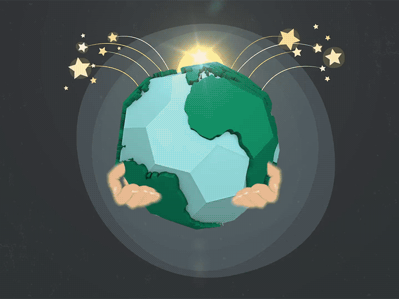 The worlds in your hands animated earth fun gif hands motion planet starts world