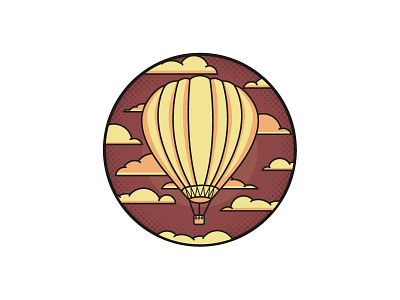 Hot Air Balloon Icon air balloon colorful colourful hot icon move transport travel