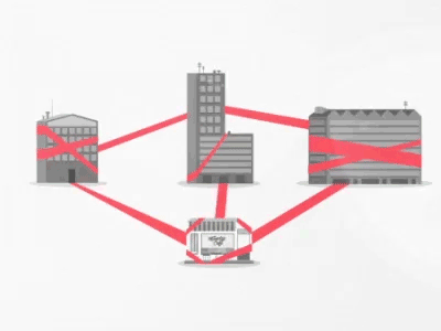 Red Tape Cutaway! buildings cafe government red scissors shop tape