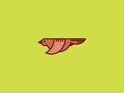 Bird Logo bird flap fly icon logo pigeon sparrow wing