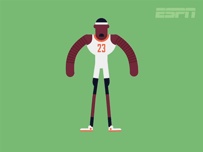 Lebron James animation espn gif le bron