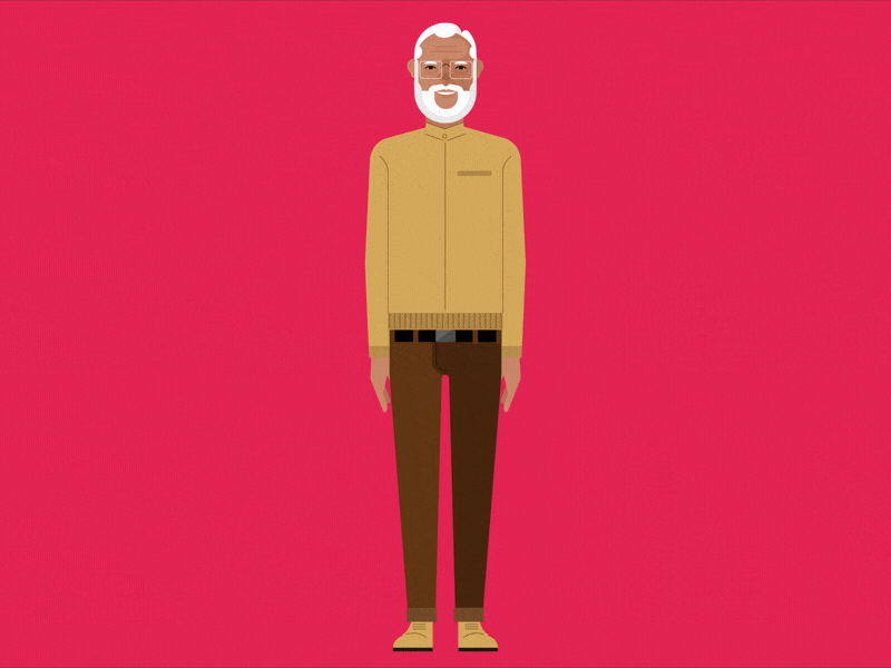 Old Greg! beard character grandpa man old man