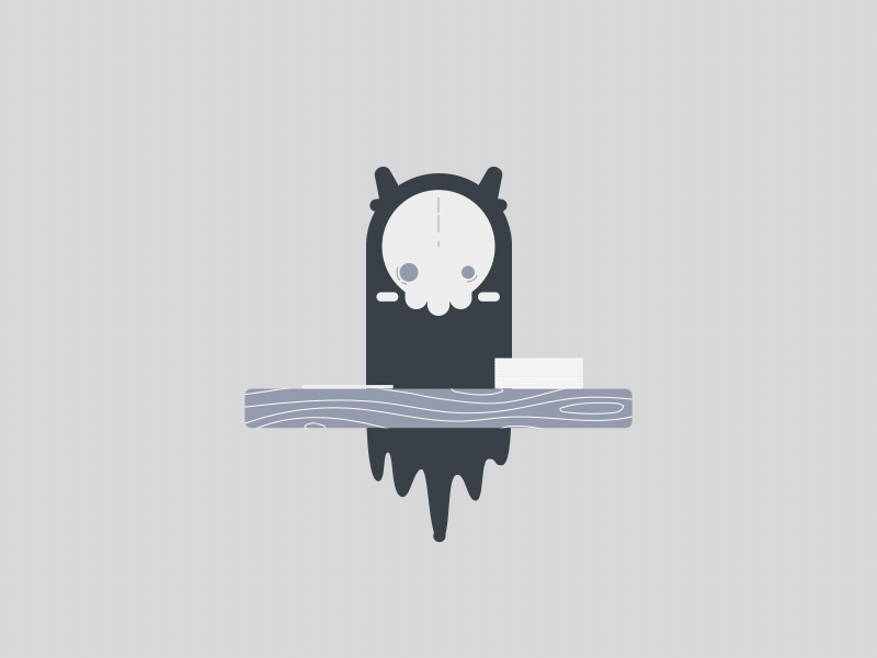 Pretty Dead(line) client deadline ghost gif motion spooky