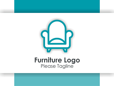 Furniture Logo abstract business chair company concept design furniture home icon illustration interior isolated logo modern shape sign simple symbol template vector