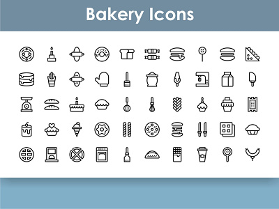 Bakery Icons