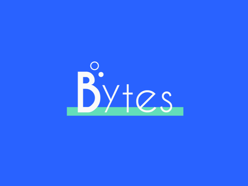 Bytes Logo brand identity branding bytes finance fintech investment logo newsletter taxes
