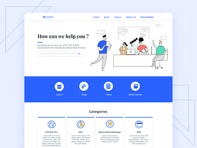 Learn by Quicko - Landing Page