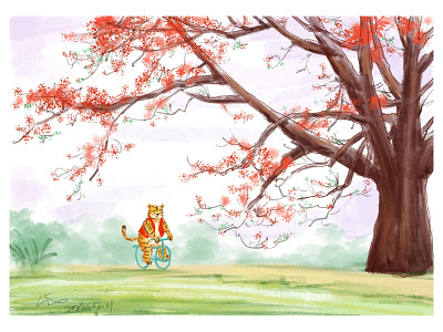 Happy Spring Festival children book illustration illustration
