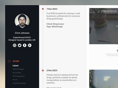 Timeline Portfolio Tutorial portfolio timeline tutorial web design website