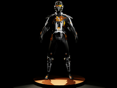 Sci fi game character. 3d art blender blender3d conceptsrt gamedev gamedevelopment gaming render unity