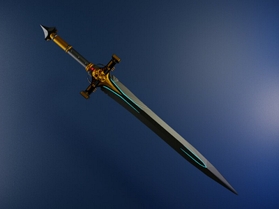 Dead sword. 3d art blender blender3d concept gamedev gamedevelopment gaming render skull sword weapon