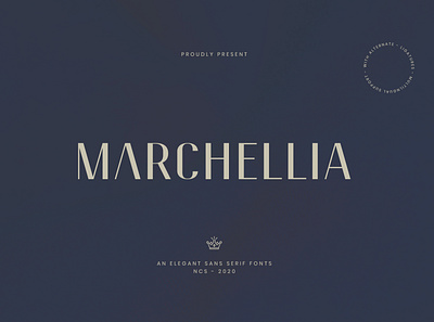 Marchellia Modern Sans Serif Fonts branding design display font elegant font fonts logo luxury minimalist modern professional sans sans serif sanserif typeface typhography
