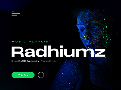 NCS Radhiumz branding extended font fonts headlines logo sans sans serif unique wide