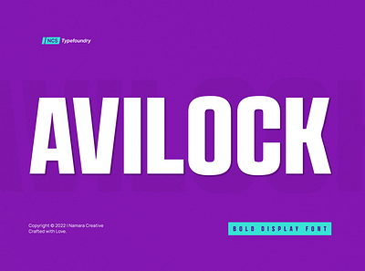 Avilock All Caps Display Font all caps bold font branding display fonts film font fonts headline logo logo font modern movie poster strong typography