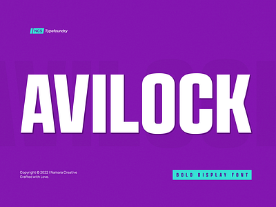 Avilock All Caps Display Font