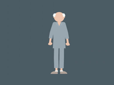 Pajama Party: Rubber Hose Test 2d after effects animation dancing old man pajamas rubber hose xprocrastinationcontest