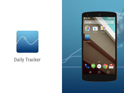 Daily Tracker application daily challenge daily ui design graphic design icon icon design mobile application mobile design ui challenge