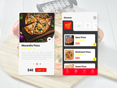 Junkfood Mobile App Design app app design design fast food food app food app design food app ui food apps junkfood pizza pizza app ui ui design uiux uiuxdesign web design