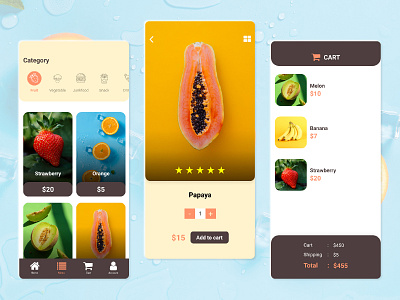 Shopping Mobile App Design