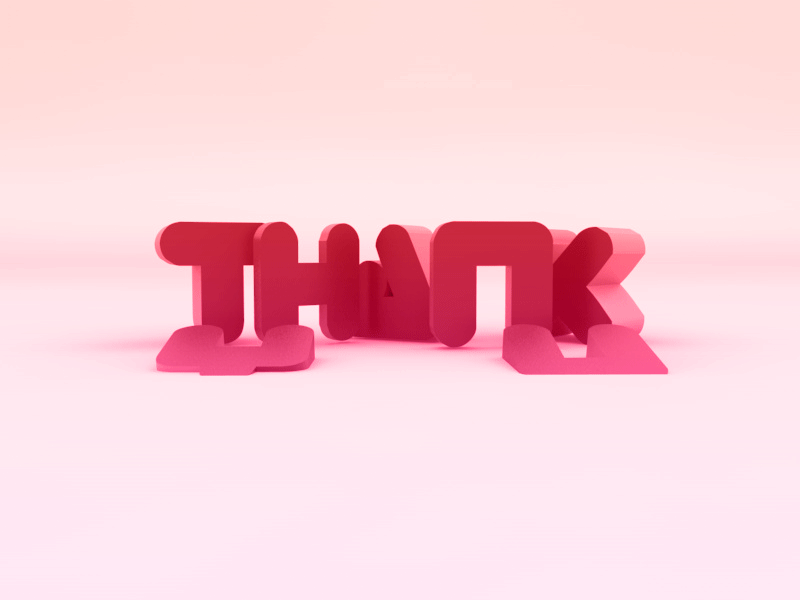 First Shot - A Quick Thank you Animation