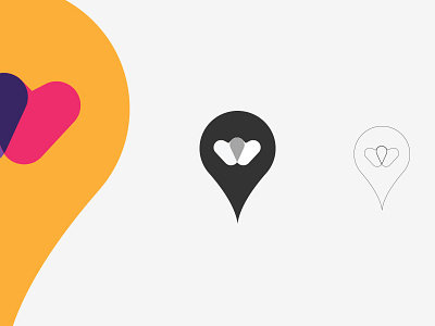 Love Logo - A minimal logo concept app icon cool dating icon illustrator logo logo design love minimal logo. ui sketch ux webpage logo