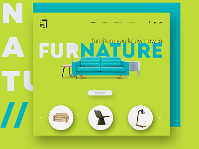 Furnature- A Furniture Manufacturer blog branding design furniture minimal minimalui ui uidesign ux uxdesign webdesign webpage