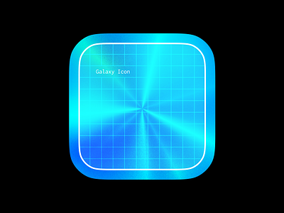 Galaxy App Icon 3d animation branding graphic design logo motion graphics ui