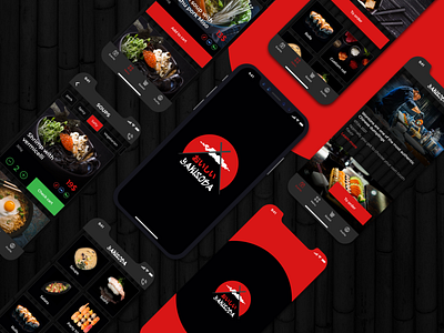 Chinese Food Delivery Mobile App - iOS App Design app chinese delivery app delivery service design food food app food app ui foodie ios ios app ios app design ios app food logo mobile app ramen sushi sushi app sushi logo ui