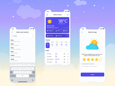 Weather App - iOS App Design