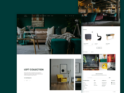 Furniture E-commerce Website / Design Concept