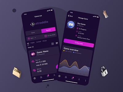 Financial Assistant to the Poker World / Mobile App / Dark Theme branding clean design dark theme figma finance ios app mobile app mobile design poker ui