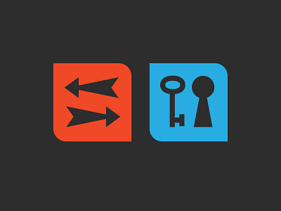 Arrows & Key arrow exchange icon iconography key lock symbol unlock
