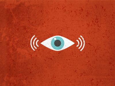 Eye discarded eye eyeball fat collie icon logo visual