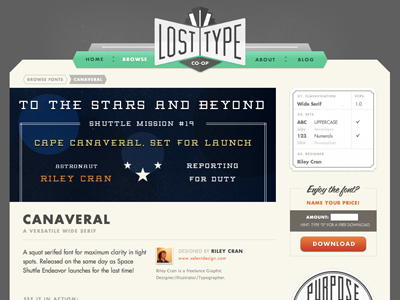 Canaveral Font - Lost Type Co-Op