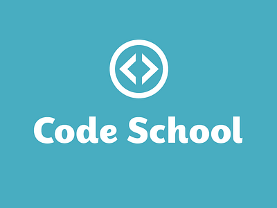 Code School code school custom identity lettering logo logotype