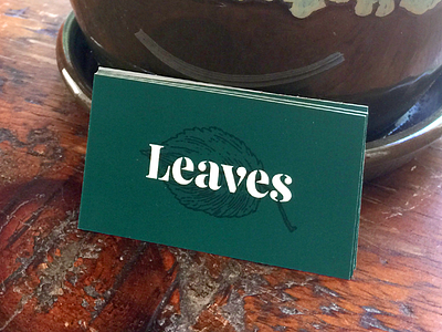 Leaves Cards