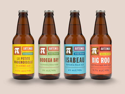 Artemus Labels artemus bottle brewery french packaging paris