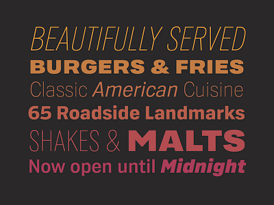 Sonic Sans (Custom typeface for Sonic Drive-In) custom font fonts restaurant sonic drive in typeface