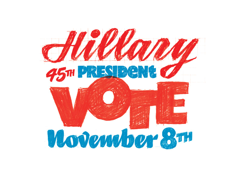 Go Vote! clinton hillary united states usa vote