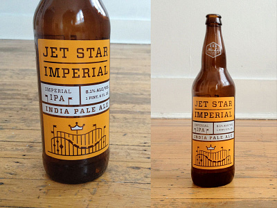 No-Li Jet Star beer bottle packaging