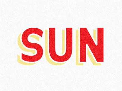 Sun typography