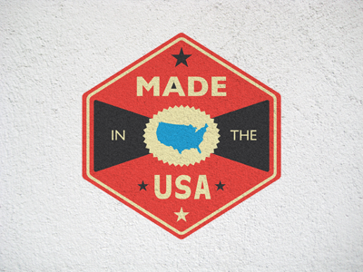 MADE IN THE USA emblem made usa