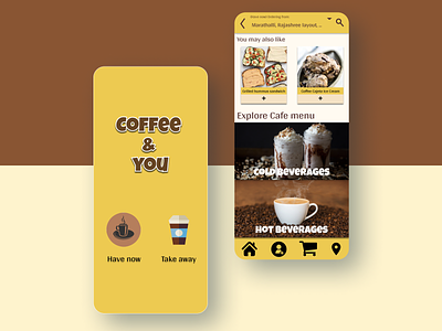 Coffee app UI design