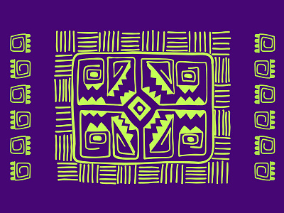Ancient Mexican Pattern ai ancient geometic illustraion mexican pattern vector
