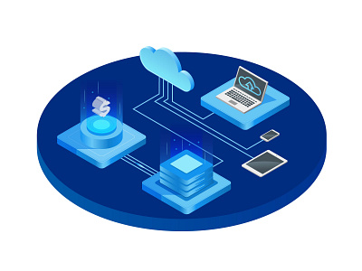 Isometric illustration ai illustraion isometric vector