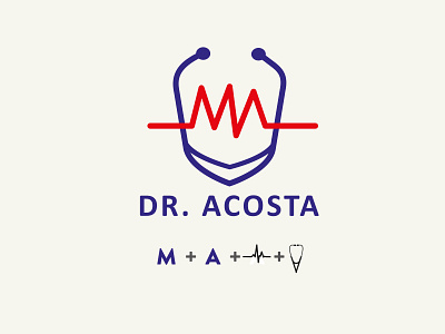 Dr Mario Acosta brand branding logo logo design logodesign logotype md