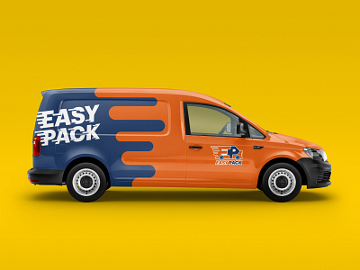 Easy Pack Branding brand branding carrier delivery service easy pack logo logotipos mexico paquetería