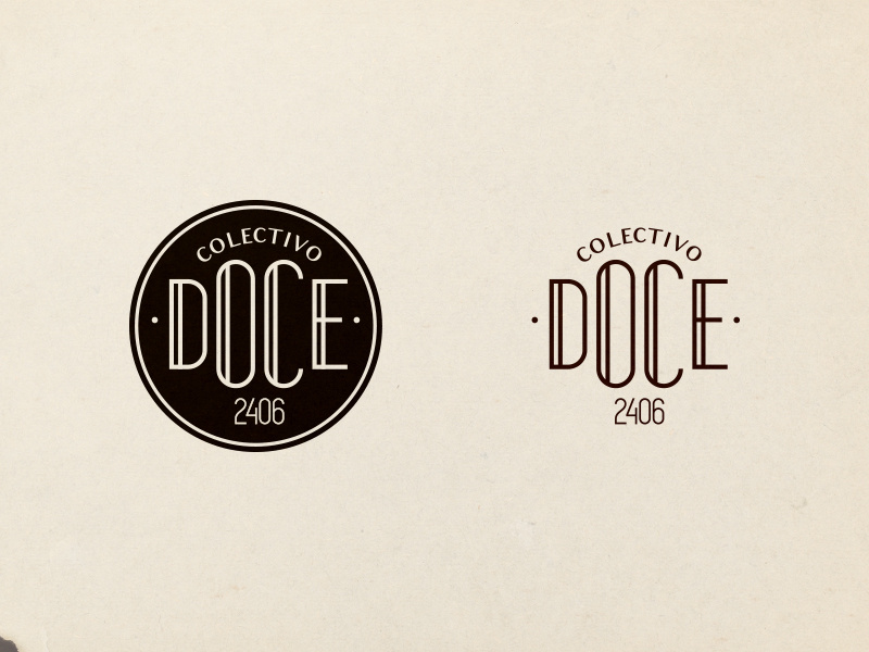 Doce Colectivo stamp logo brand